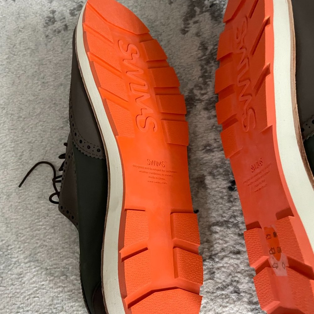 Rare Brand New Swims Charles Brogue Shoe GreenBrown… Gem